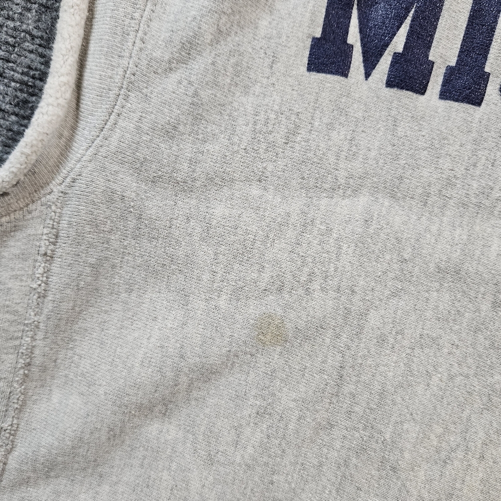 Vintage Champion Reverse Weave Michigan Cut-Off Sleeveless Sweatshirt XL - Picture 10 of 10